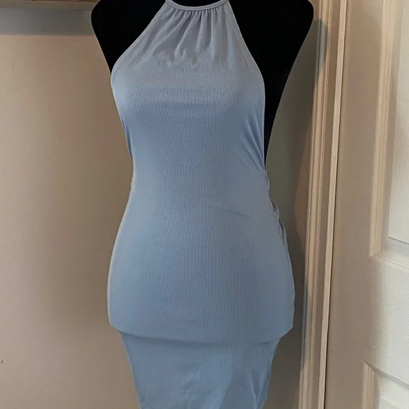 navy blue dress for baby girl SHEIN PETITE Women's Backless Tie Strap Mini Dress, Party Cocktail Dress,  Women Birthday Outfit, Women Short Dresses Summer,Summer Dresses For Women,  Vacation Outfits Woman ,Wedding Guest Dress Women, Silver Sequin Dress,  Sparkle main image 1